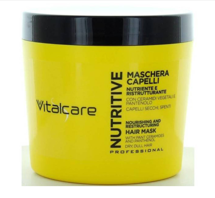 VITALCARE MASCHERA CAPELLI NUTRIENTE E RISTRUTTURANTE 500 ml