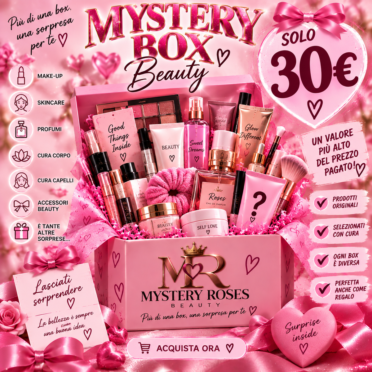 🎀 Mystery Box Beauty 30€ – Valore Superiore al Prezzo Pagato