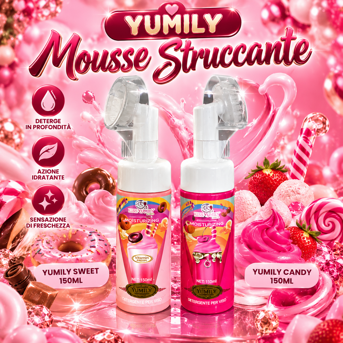 Mousse Yumily Struccante 150 ml
